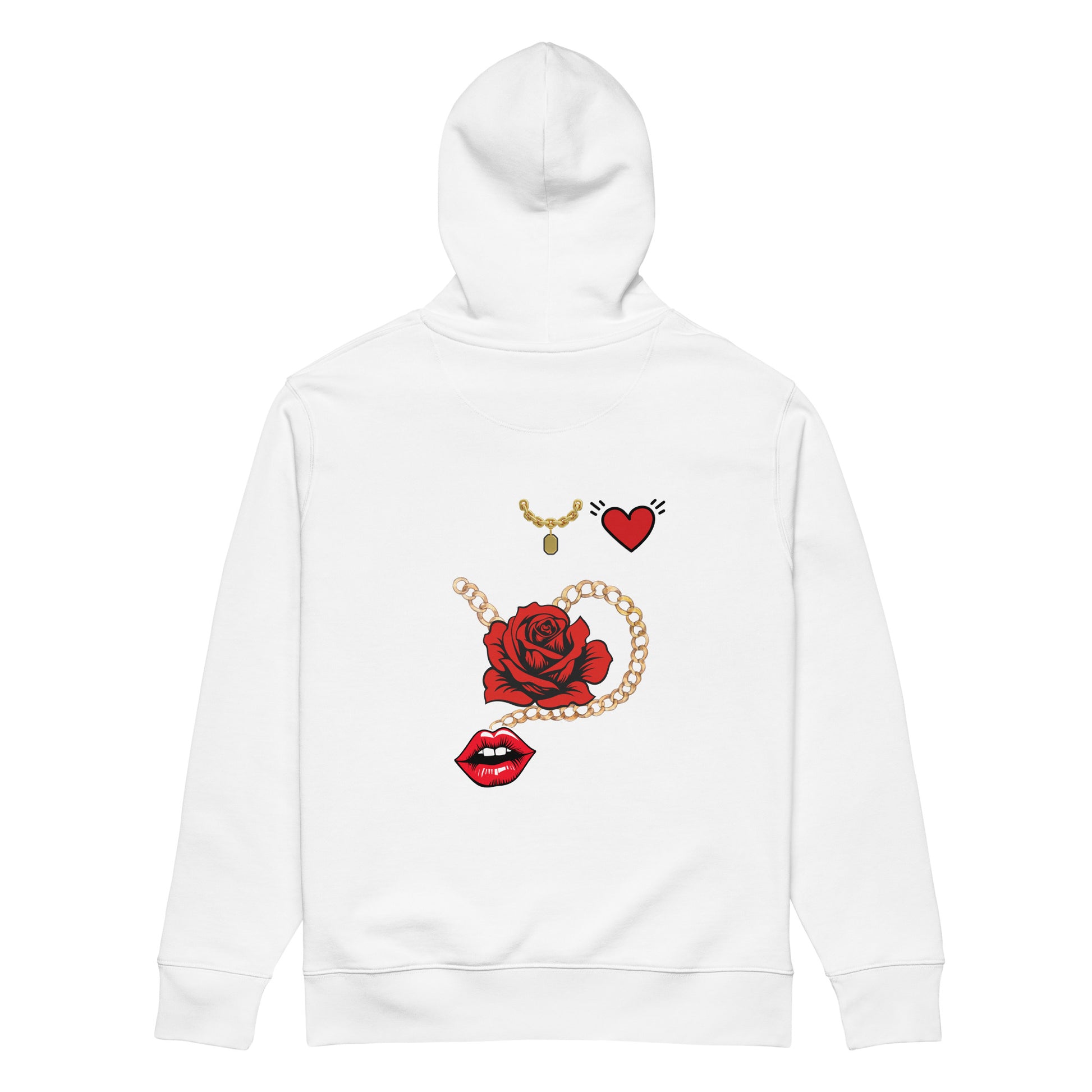 COTTON HOODED SWEATSHIRT WEALTH WHISPERS unisex-essential-eco-hoodie-white-back-67c0e426d58a5