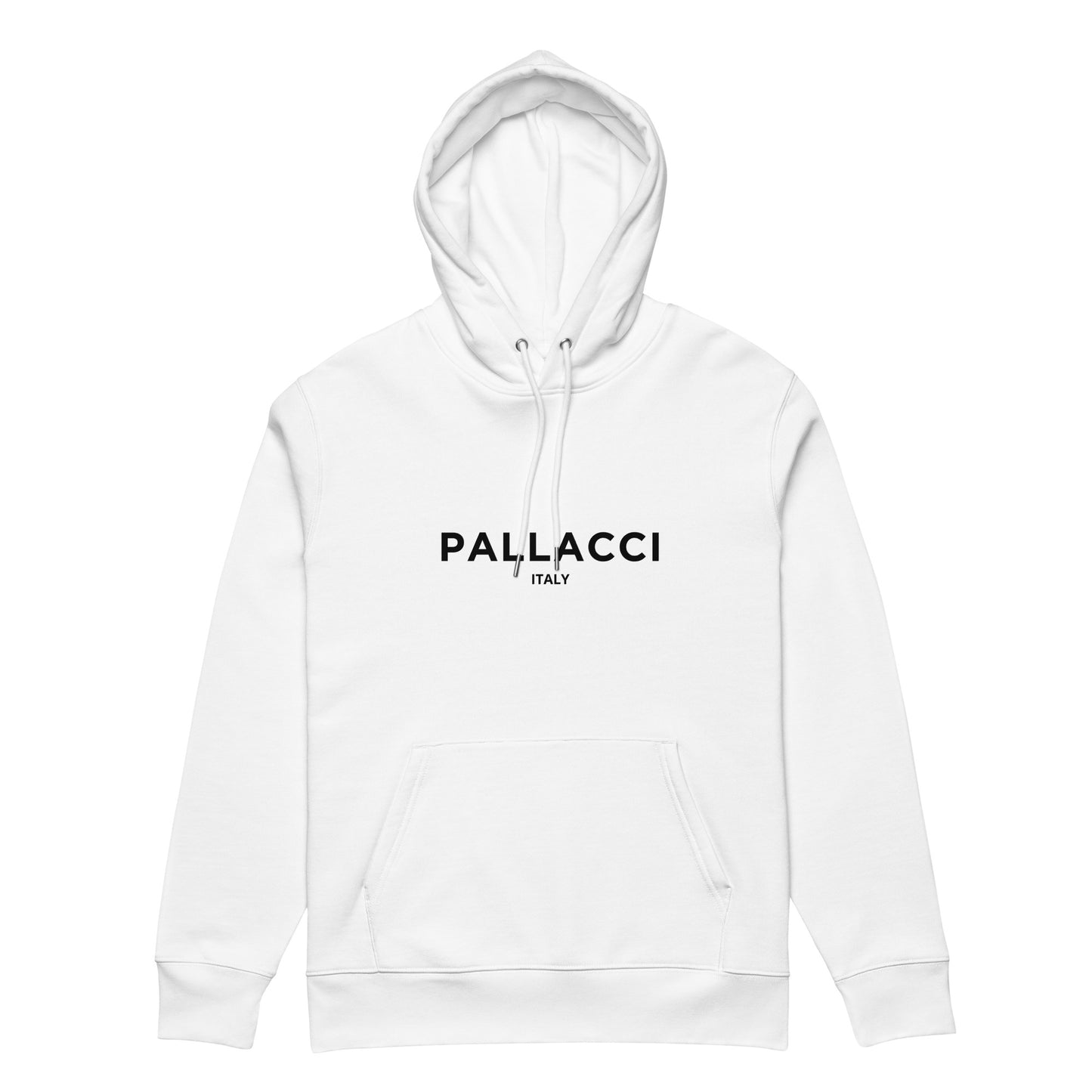 COTTON HOODED SWEATSHIRT WITH LOGO PRINT 2XL unisex-essential-eco-hoodie-white-front-67c0e4e30c170